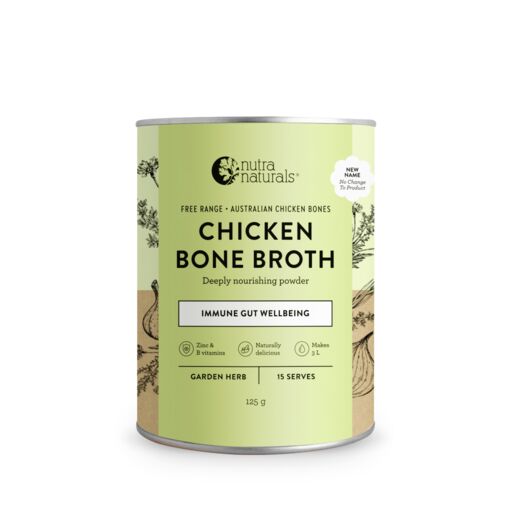 Nutra Naturals Organic Chicken Bone Broth Garden Herb 125g