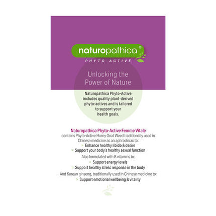 Naturopathica Horny Goat Weed For Her 50 Tablets