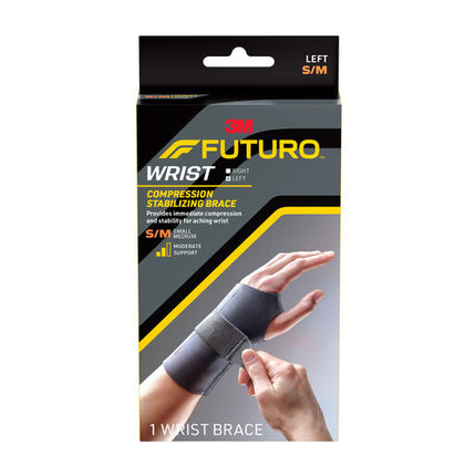 Futuro Compression Stabilising Wrist Brace Left Hand Small Medium