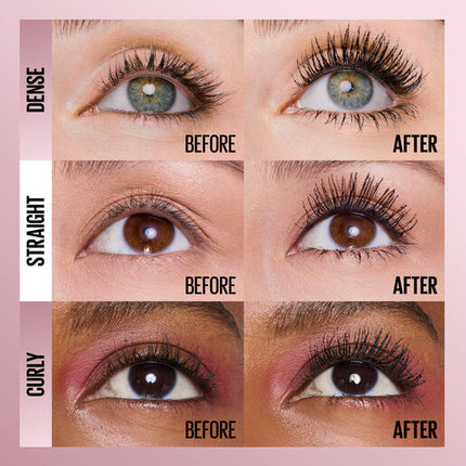 Maybelline Lash Sensational Sky Tubes Tubing Mascara Extension-Like Length Very Black