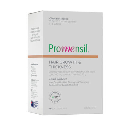 Promensil Hair Growth + Thickness 40 Capsules