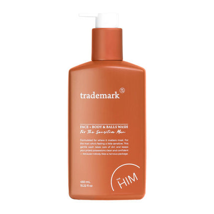 Trademark Skin HIM Face + Body & Balls Wash 450 mL