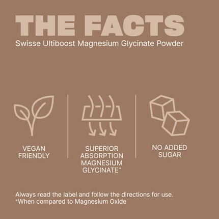 Swisse Ultiboost Magnesium Glycinate Powder Unflavoured 140g