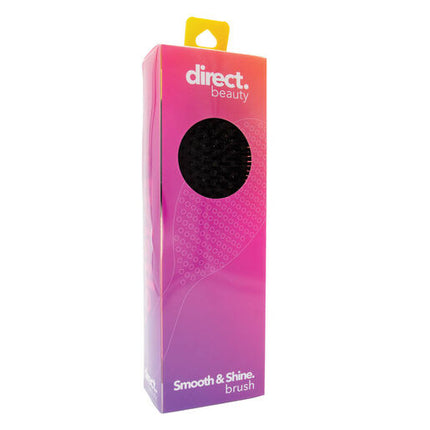 Direct Beauty Smooth & Shine Brush Boar Bristle Paddle Brush