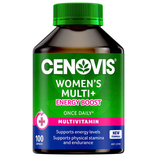 Cenovis Women's Multi + Energy Boost Capsules 100
