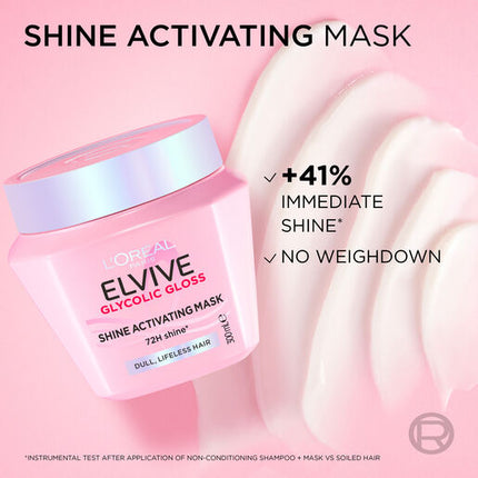 L'Oréal Paris Elvive Glycolic Gloss Shine Activating Mask 300ml