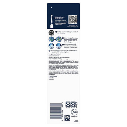 Oral B Cross Action Replacement Brush Heads 3 Count