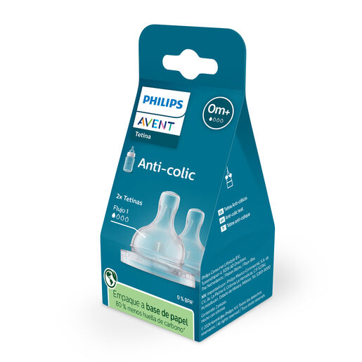 Avent Teat Anti-Colic 0M+ Newborn Flow 2 Pack