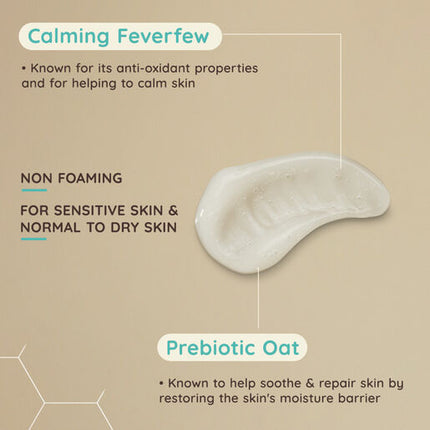 Aveeno Face Calm + Restore Sensitive Skin Nourishing Oat Cleanser 200mL