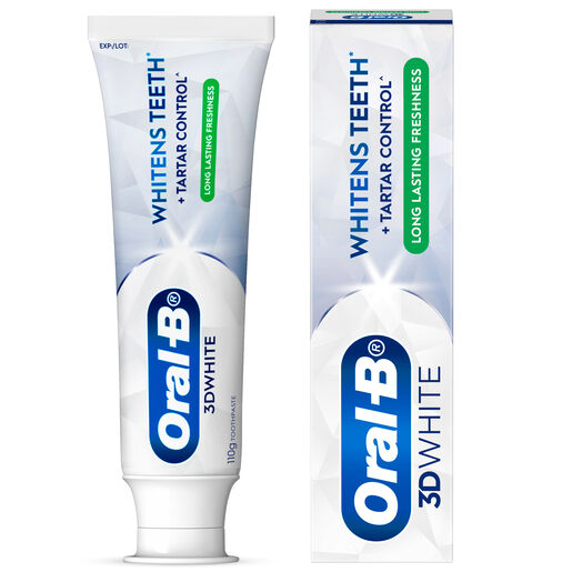 Oral-B 3D White Long Lasting Freshness Whitening Toothpaste 110g