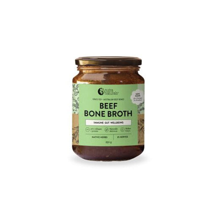 Nutra Naturals Beef Bone Broth Concentrate Native Herbs 250g