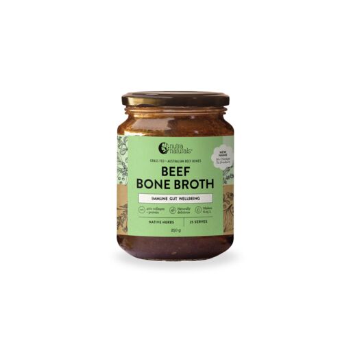 Nutra Naturals Beef Bone Broth Concentrate Native Herbs 250g