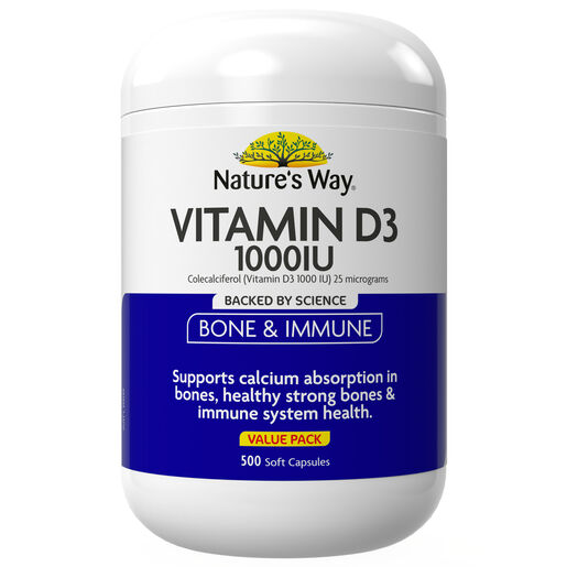 Nature's Way Vitamin D 1000 IU 500s