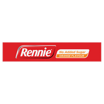 Rennie No Added Sugar Orange 24 Tablets