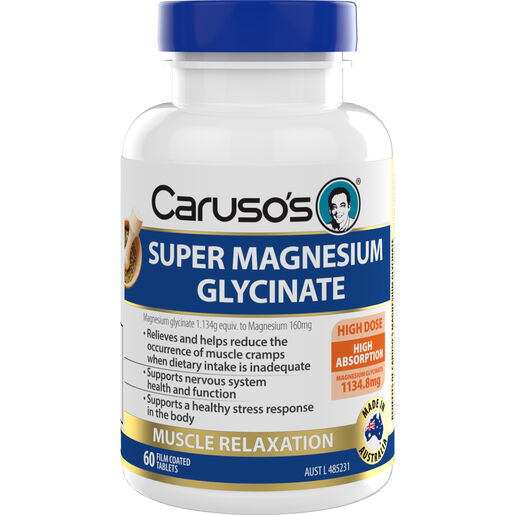 Caruso's Natural Health Super Magnesium Glycinate 60 Tablets