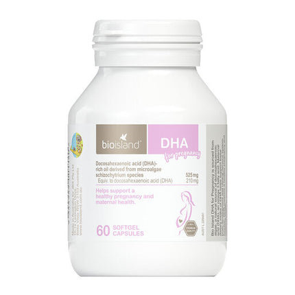 Bioisland Dha For Pregnancy  60 Capsules