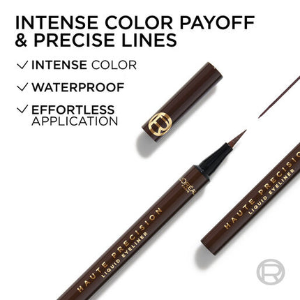 L'Oréal Paris Liners Haute Precision Felt-tip Eyeliner - Brun Leather
