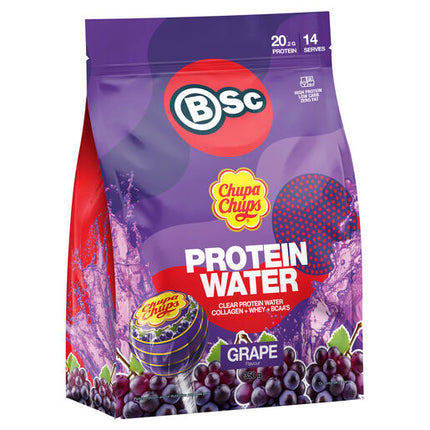 Body Science BSc x Chupa Chups Protein Water Grape Flavour 350g