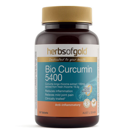 Herbs Of Gold Bio Curcumin 5400 30 Tablets