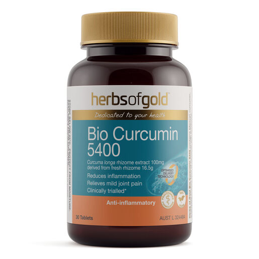 Herbs Of Gold Bio Curcumin 5400 30 Tablets