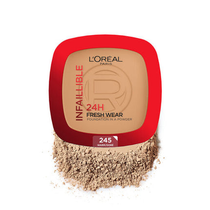 L'Oreal Infallible Foundation In A Powder 245 Golden Honey