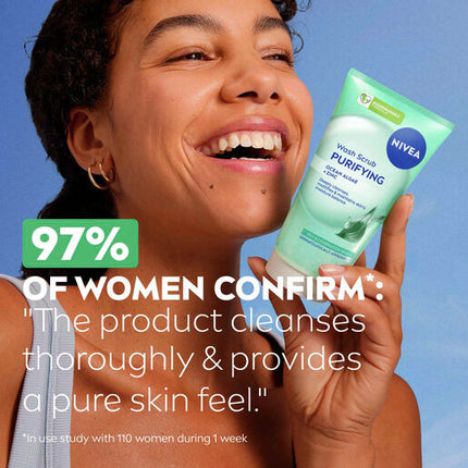 Nivea Visage 2 In 1 Wash And Scrub Daily Essentials 150mL