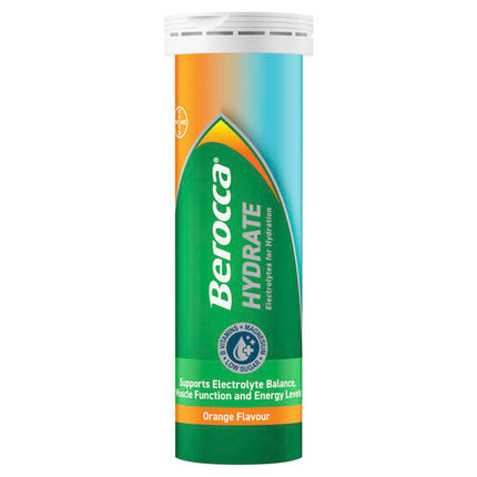 Berocca Hydrate Orange 20 Effervescent Tablets