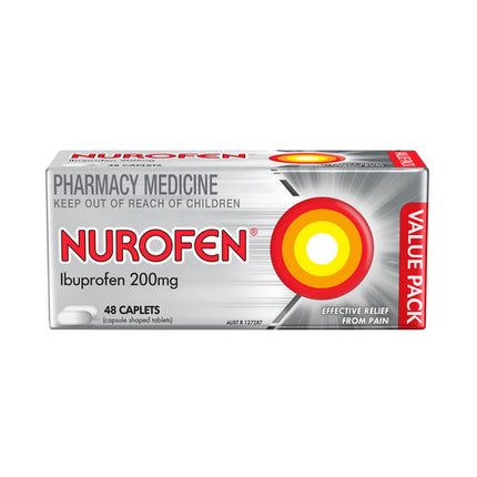 Nurofen 200mg Ibuprofen 48 Caplets