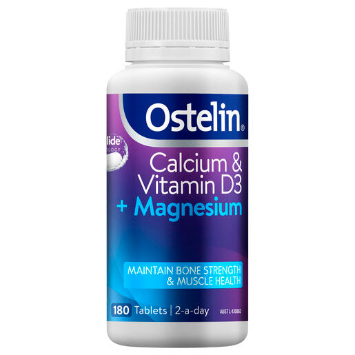 Ostelin Calcium & Vitamin D + Magnesium 180 Tablets
