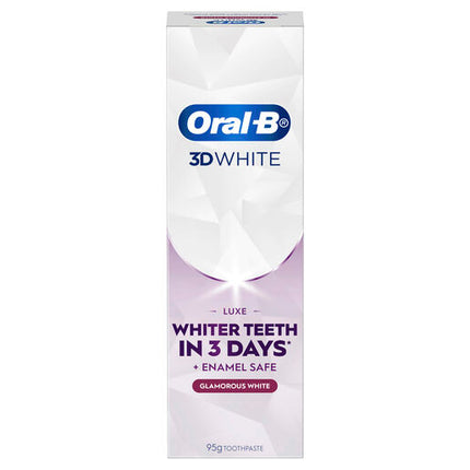 Oral B 3DWhite Luxe Glamorous White Toothpaste 95 g