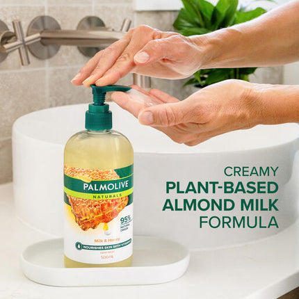 Palmolive Naturals Liquid Hand Wash Milk & Honey 500mL Pump