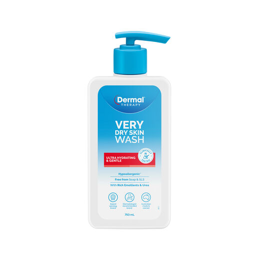 Dermal Therapy Very Dry Skin Wash 750ml