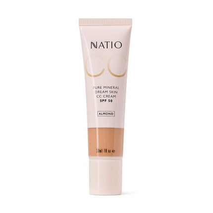 Natio Pure Mineral Dream Skin CC Cream SPF 50 Almond