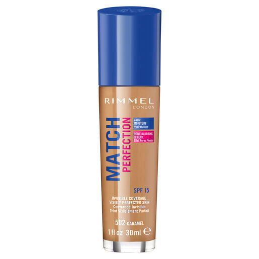 Rimmel London  Match Perfection Foundation Caramel 502