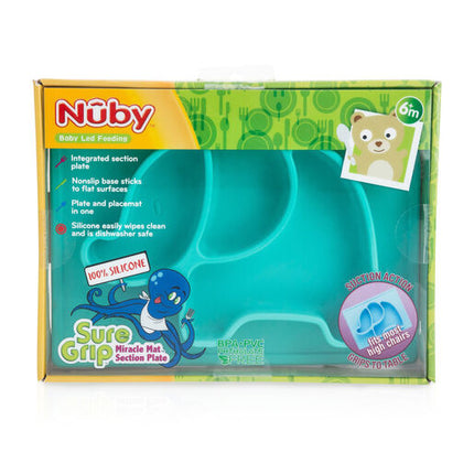 Nuby Silicone Animal Section Plate