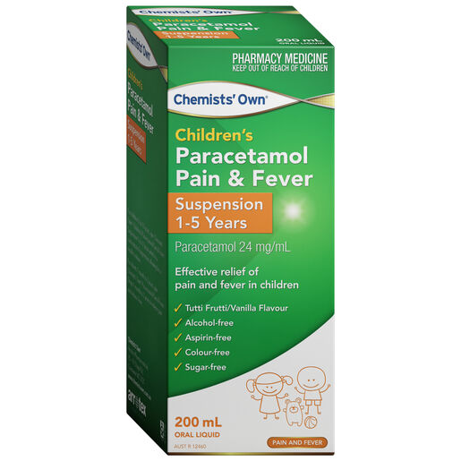 Chemists' Own Childrens Paracetamol 1-5 Years 200ml