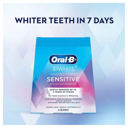 Oral-B 3D White Whitestrips Sensitive - 14 Whitening Treaments