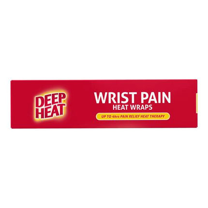 Deep Heat Wrist Pain Heat Patches 4 Pack
