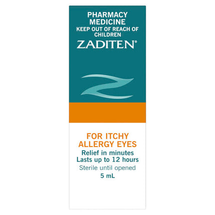 Zaditen Multidose Allergy Eye Drops 5mL