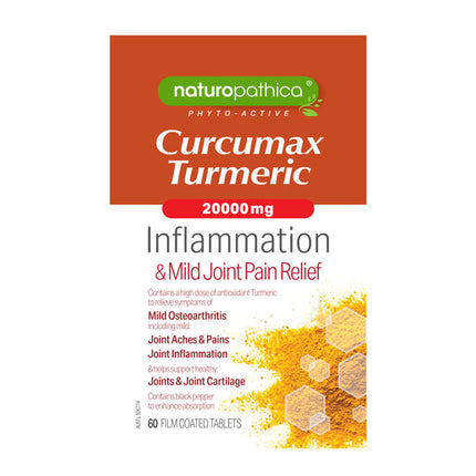 Naturopathica CurcuMax Turmeric Clinical 20,000mg 60 Tablets