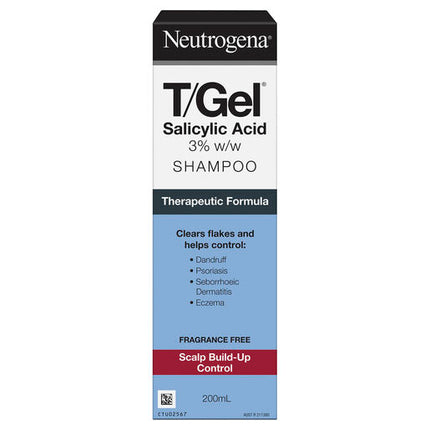 Neutrogena T/Gel Salicylic Acid Shampoo 200mL
