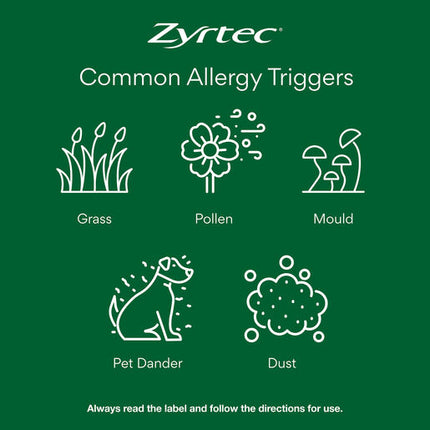 Zyrtec Rapid Acting Relief Hayfever & Allergy Liquid Capsules 28 Pack