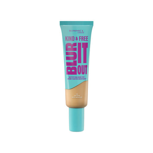 Rimmel London Kind & Free Blur It Out Mattifying Skin Tint, 504, Sun Beige 30Ml