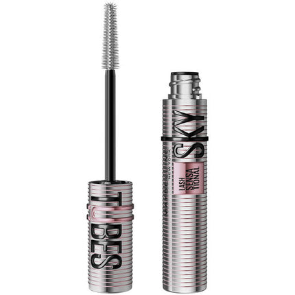 Maybelline Lash Sensational Sky Tubes Tubing Mascara Extension-Like Length Very Black