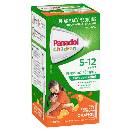 Panadol Children 5-12 Years Orange 100mL