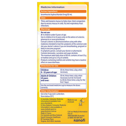 Bisolvon Chesty Cough Family Pack 200ml
