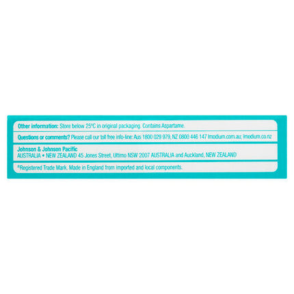 Imodium Zapid 2mg 12 Tablets