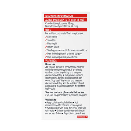 Difflam-C Ready To Use Sore Throat Gargle & Mouth Solution 100mL