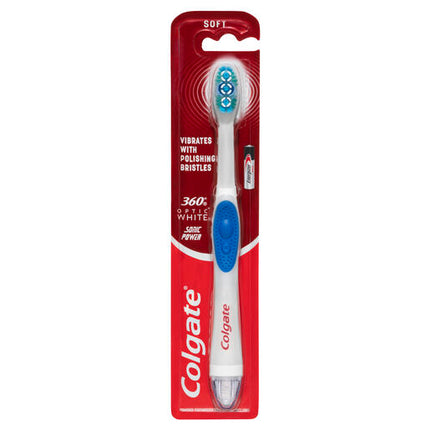 Colgate Toothbrush Optic White Sonic Power Soft