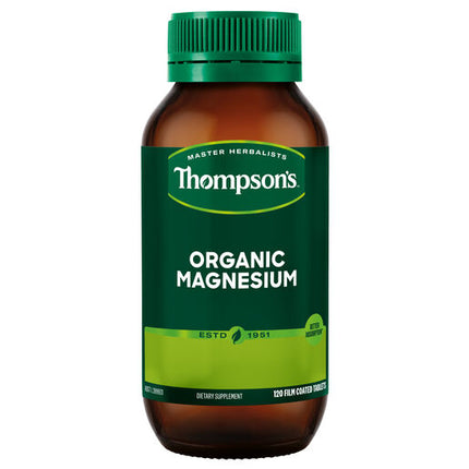 Thompson's Organic Magnesium 120 Tablets